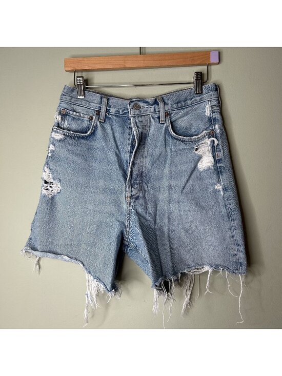 Agolde Pants - AGOLDE Stella High Rise Baggy Short in Deserted Women's Size 27